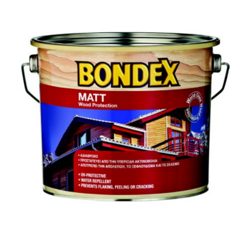 18350743 ΒΕΡΝΙΚΙ ΕΜΠΟΤΙΣΜΟΥ ΕΞΩΤΕΡΙΚΗΣ ΧΡΗΣΗΣ BONDEX MATT 0.75lt REDWOOD 743 - Image 1