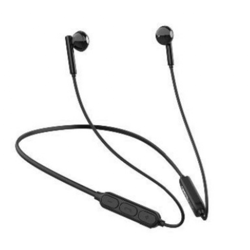 55445131 ΑΚΟΥΣΤΙΚΑ BLUETOOTH ΜΕ ΠΕΡΙΛΑΙΜΙΟ NB2-K ΜΑΥΡΟ, CRYSTAL AUDIO - Image 1