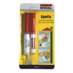 ΚΟΛΛΑ ΕΠΟΞΙΚΗ 2 ΣΥΣΤΑΤΙΚΩΝ ΔΙΑΦΑΝΗ SOUDAL EPOFIX 24ml