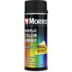 ΣΠΡΕΪ ΑΚΡΥΛΙΚΟ ΜΑΥΡΟ ΜΑΤ 400ml MORRIS 28528