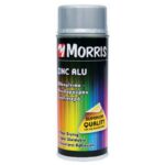 ΣΠΡΕΙ ΧΡΩΜΑΤΟΣ ΑΣΗΜΙ ΨΕΥΔΑΡΓΥΡΟΥ 400ml -ZINC ALU ( ΨΥΧΡΟ ΓΑΛΒΑΝΙΣΜΑ) MORRIS 28551