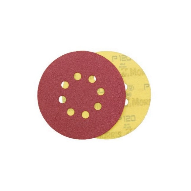 55733521 ΔΙΣΚΟΣ VELCRO MORRIS ΚΟΚΚΙΝΟΣ 125-8T- 100 - Image 1