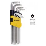 TORX ΣΕΤ, ΜΕ ΤΡΥΠΑ ΠΟΛΥ ΜΑΚΡΙΑ, FF GROUP 9τμχ  (T10-15-20-25-27-30-40-45-50)