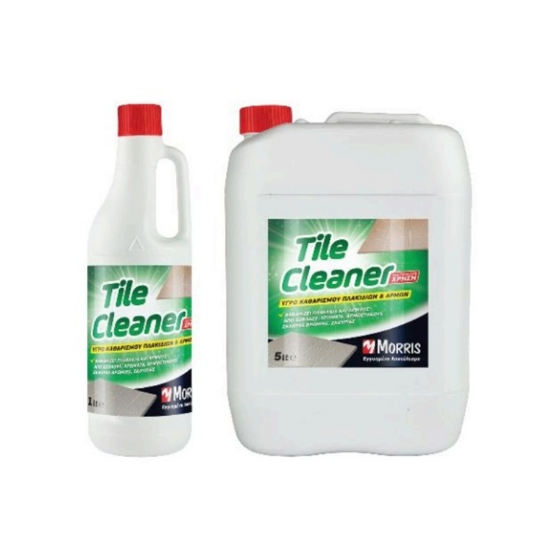 55737004 ΚΑΘΑΡΙΣΤΙΚΟ ΠΛΑΚΙΔΙΩΝ, TILE CLEANER 1lt, MORRIS - Image 1