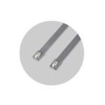 ΔΕΜΑΤΙΚΑ ΑΝΟΞΕΙΔΩΤΑ (SS316) ΜΕ ΜΠΙΛΙΑ, BENMAN, 520x4.5mm (100τμχ)