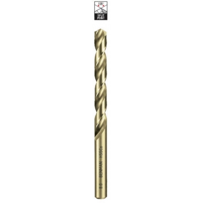 55771719 ΤΡΥΠΑΝΙ ΚΟΒΑΛΤΙΟΥ HSS Co5% ΣΕ BLISTER, BENMAN, DIN 338 03.50mm (2τμχ) - Image 1