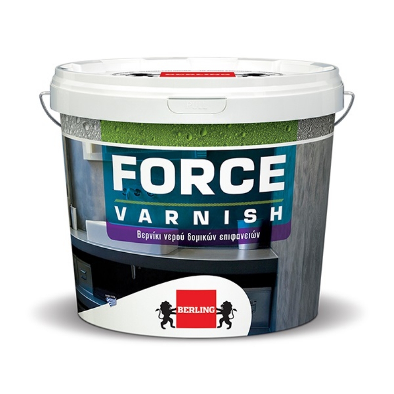 83791003 ΒΕΡΝΙΚΙ ΔΟΜΙΚΩΝ ΕΠΙΦΑΝΕΙΩΝ BERLING FORCE VARNISH 3LT MAT - Image 1