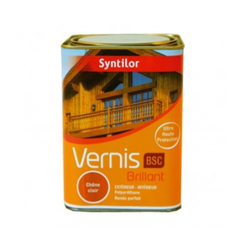 90710011 VERNIS BOIS BSC UV CHENE CLAIR 0,5 lt - Image 1
