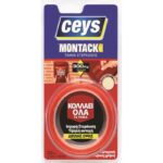 CEYS MONTACK XPRESS ΤΑΙΝΙΑ ΔΙΠΛΗΣ ΟΨΕΩΣ ΙΣΧΥΡΗΣ ΣΥΓΚΡΑΤΗΣΗΣ 2.5M*19MM