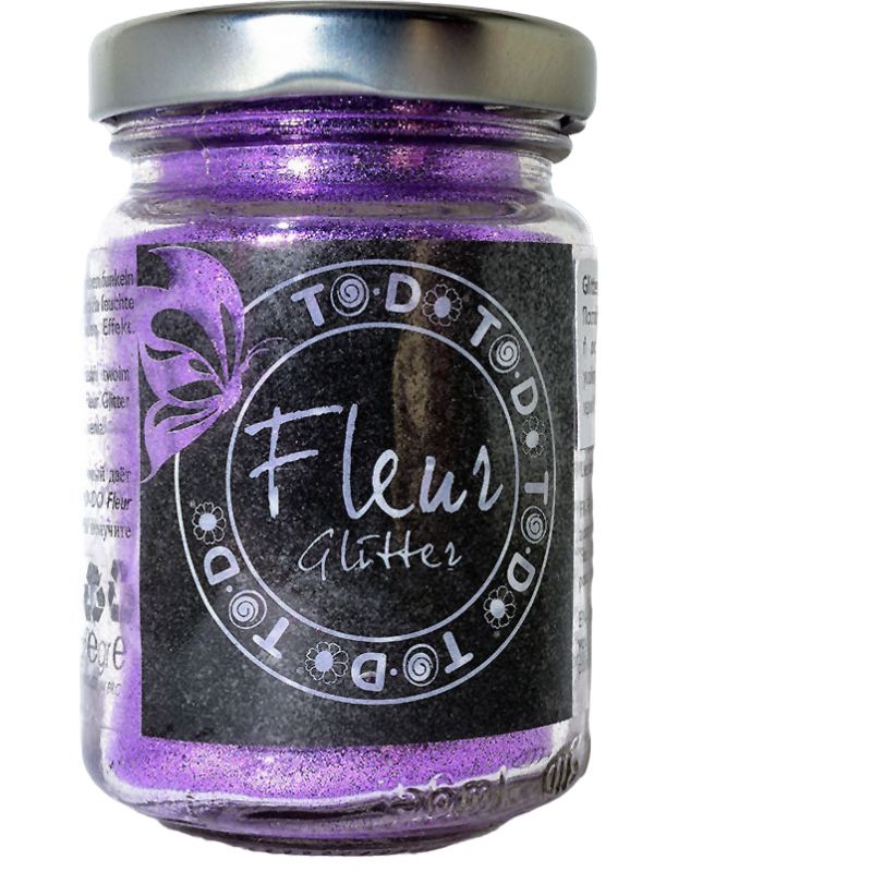 giomtovgrphoto1039 FLEUR GLITTER 90 GR LAVENDER - Image 1