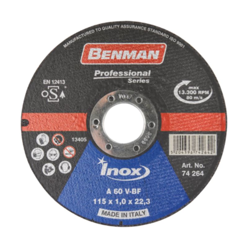giomtovgrphoto1336 ΔΙΣΚΟΣ ΚΟΠΗΣ INOX BENMAN 115 - Image 1