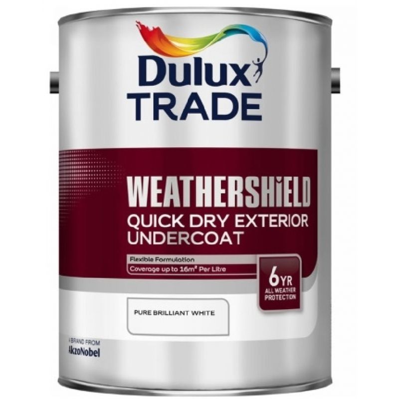giomtovgrphoto1340 DULUX TRADE WEATHERSHIELD QUICK DRY EXTERIOR UNDERCOAT 1 lt - Image 1