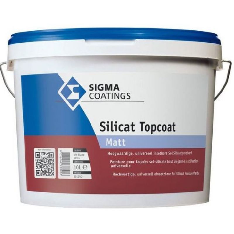 giomtovgrphoto1360 SIGMA ΥΔΡΥΑΛΟΥ SILICAT TOPCOAT MATT 10 lt - Image 1
