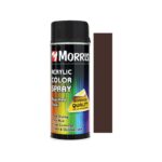 ΣΠΡΕΙ ΧΡΩΜΑΤΟΣ ΓΥΑΛΙΣΤΕΡΟ ΣΟΚΟΛΑΤΙ MORRIS 400ml - RAL 8017