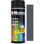 ΣΠΡΕΙ ΧΡΩΜΑΤΟΣ ΓΥΑΛΙΣΤΕΡΟ ΜΕΤΑΛΛΙΚΟ ΓΚΡΙ, MORRIS 400ml -RAL 7011