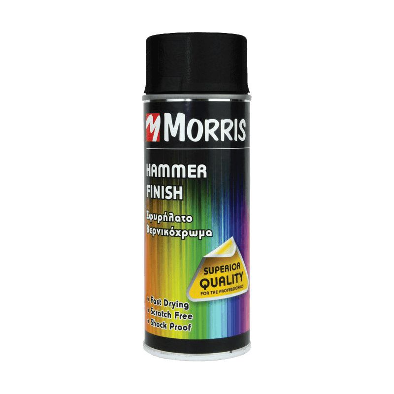 giomtovgrphoto1499 ΣΠΡΕΙ ΣΦΥΡΗΛΑΤΗ ΛΑΚΑ ΑΝΘΡΑΚΙ MORRIS HAMMER FINISH 400ML 28560 - Image 1