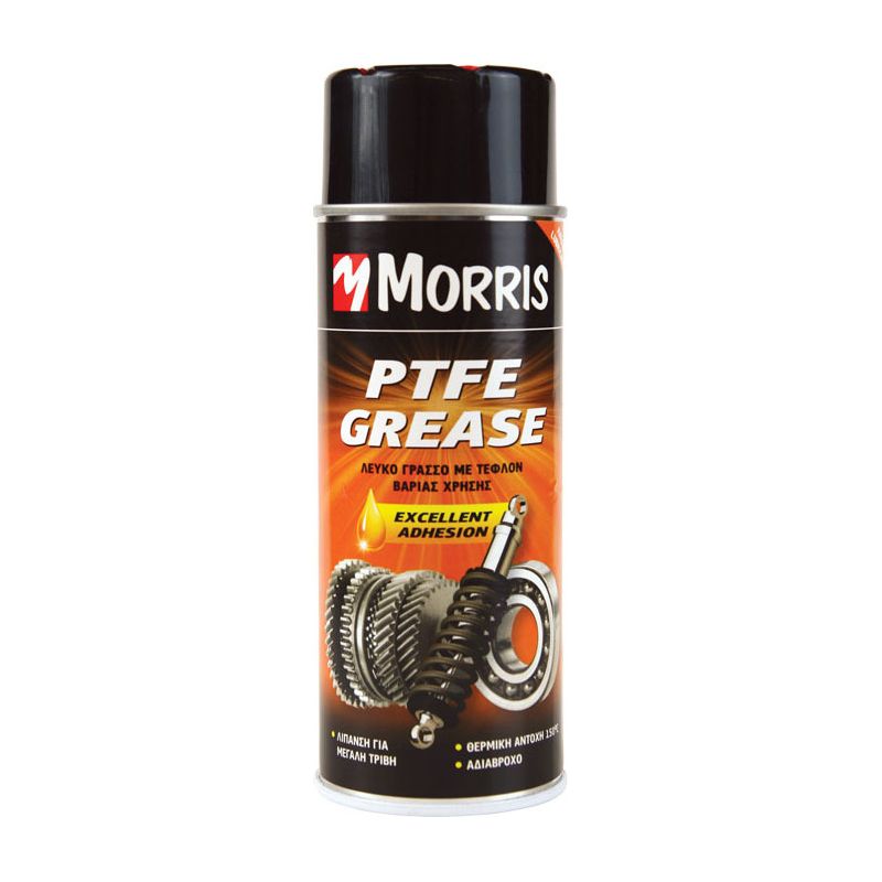 giomtovgrphoto1531 ΛΕΥΚΟ ΓΡΑΣΟ ΜΕ ΤΕΦΛΟΝ ΒΑΡΙΑΣ ΧΡΗΣΗΣ 400ML MORRIS 28580 - Image 1
