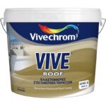 VIVECHROM VIVE ROOF YΔΑΤΟΔΙΑΛΥΤΟ ΛΕΥΚΟ ΕΛΑΣΤΟΜΕΡΕΣ ΣΤΕΓΑΝΩΤΙΚΟ ΓΙΑ ΤΑΡΑΤΣΕΣ 3 LT