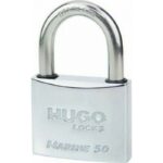 HUGO ΛΟΥΚΕΤΟ MARINE INOX ΝΑΥΤΙΛΙΑΚΗΣ ΧΡΗΣΗΣ 50MM, ΜΕ 3 ΚΛΕΙΔΙΑ