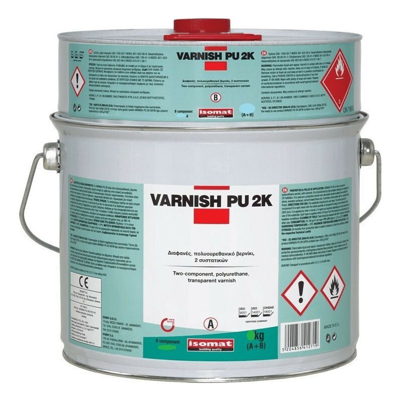 giomtovgrphoto1620 ISOMAT VARNISH-PU 2K 5KG - ISOMAT - ΓΥΑΛΙΣΤΕΡΟ ΔΙΑΦΑΝΕΣ ΠΟΛΥΟΥΡΕΘΑΝΙΚΟ ΒΕΡΝΙΚΙ 2 ΣΥΣΤΑΤΙΚΩΝ - Image 1