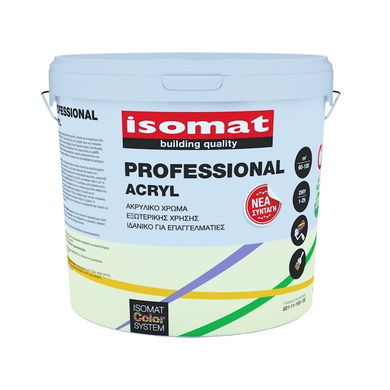 giomtovgrphoto3678 ISOMAT PROFESSIONAL ACRYL 9 lt - Image 1