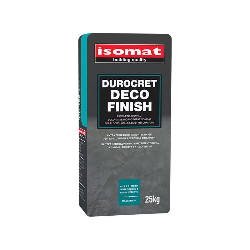 giomtovgrphoto3685 DUROCRET DECO FINISH ΓΚΡΙ 25 kg - Image 1