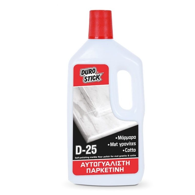giomtovgrphoto3809 D-25 DUROSTICK ΑΥΤΟΓΥΑΛΙΣΤΗ ΠΑΡΚΕΤΙΝΗ ΜΑΡΜΑΡΩΝ MAT ΓΡΑΝΙΤΩΝ & COTTO 5 LT - Image 1