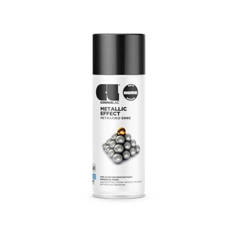 giomtovgrphoto4388 SPRAY COSMOS METALIC BLACK 400 ML - Image 1