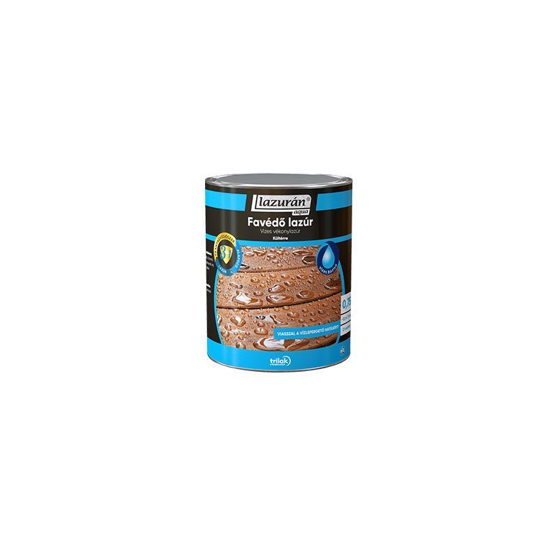 giomtovgrphoto4448 LASURAN AQUA 3IN1 WOODSTAIN NUTBROWN 2.5LT - Image 1